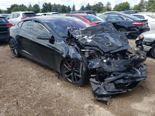 5YJSA1E69PF511906 - 2023 TESLA MODEL S أسود صورة 4