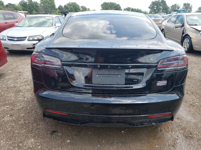 5YJSA1E69PF511906 - 2023 TESLA MODEL S أسود صورة 6