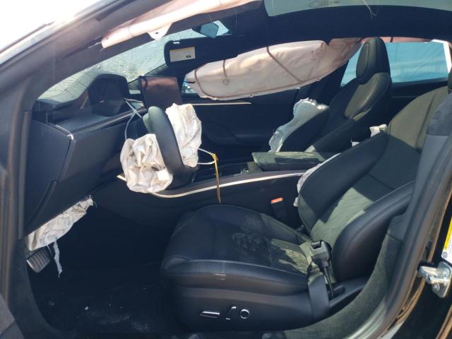 5YJSA1E69PF511906 - 2023 TESLA MODEL S أسود صورة 7