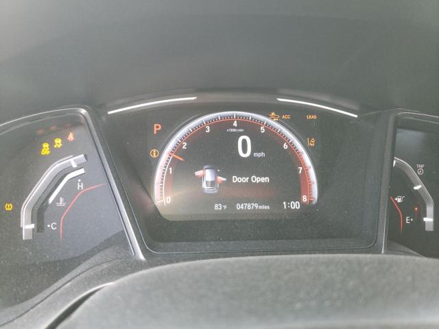 SHHFK7H98KU217170 - 2019 HONDA CIVIC SPORT TOURING GRAY photo 9