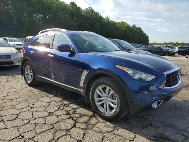 JN8CS1MU5HM142878 - 2017 INFINITI QX70 BLUE photo 4