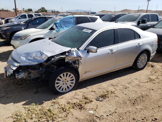 3FADP0L3XBR110033 - 2011 FORD FUSION HYBRID SILVER photo 1