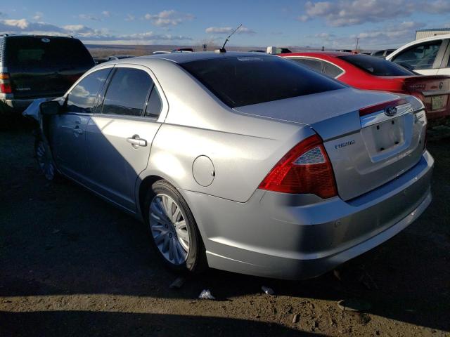 3FADP0L3XBR110033 - 2011 FORD FUSION HYBRID SILVER photo 2