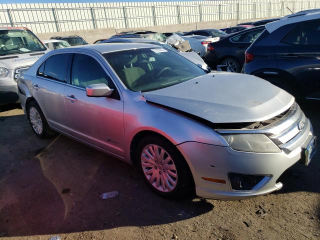 3FADP0L3XBR110033 - 2011 FORD FUSION HYBRID SILVER photo 4