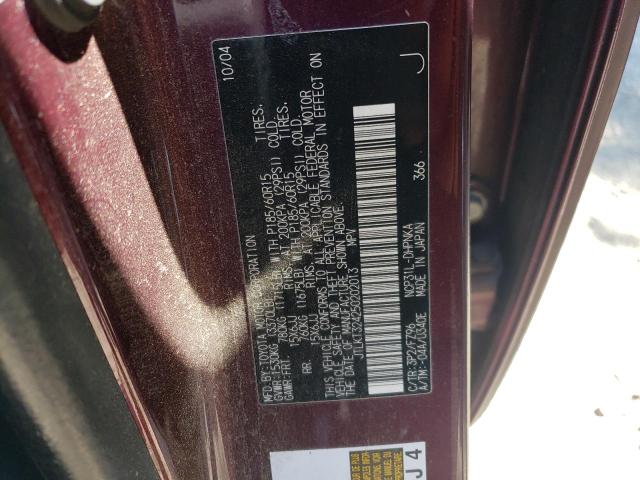 JTLKT324250202013 - 2005 TOYOTA SCION XB 栗色 照片 14