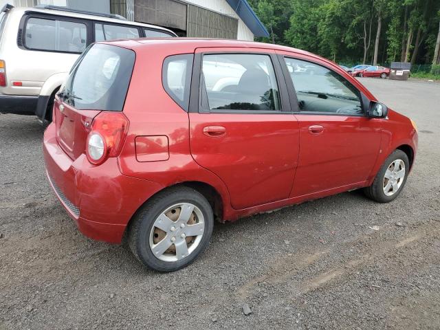 KL1TD66E79B336647 - 2009 CHEVROLET AVEO LS RED photo 3