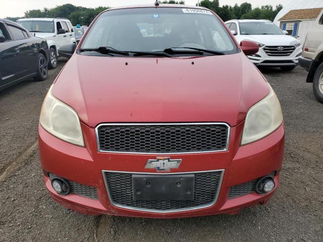 KL1TD66E79B336647 - 2009 CHEVROLET AVEO LS RED photo 5