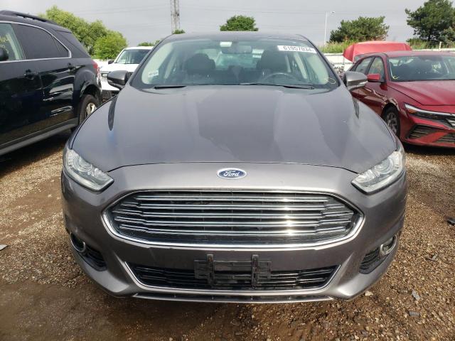 3FA6P0K91ER192575 - 2014 FORD FUSION TITANIUM GRAY photo 5