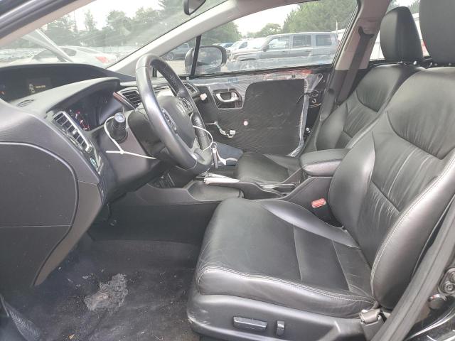 2HGFB2F9XFH540581 - 2015 HONDA CIVIC EXL BLACK photo 7