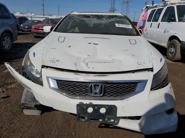 1HGCS12899A023818 - 2009 HONDA ACCORD EXL WHITE photo 5