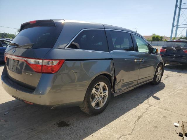 5FNRL5H93BB036462 - 2011 HONDA ODYSSEY TOURING SILVER photo 3