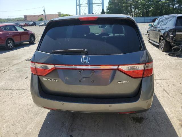 5FNRL5H93BB036462 - 2011 HONDA ODYSSEY TOURING SILVER photo 6
