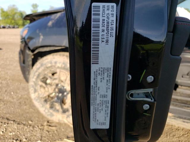 1C4PJMBN8PD111961 - 2023 JEEP CHEROKEE TRAILHAWK BLACK photo 13