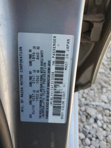 JM1BL1H42A1313088 - 2010 MAZDA SPEED 3 GRAY photo 13