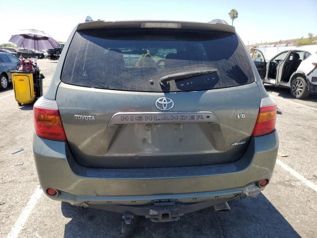 JTEES43AX82070502 - 2008 TOYOTA HIGHLANDER SPORT GREEN photo 6