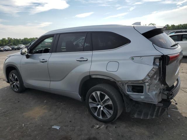 5TDHZRBHXLS501317 - 2020 TOYOTA HIGHLANDER XLE SILVER photo 2