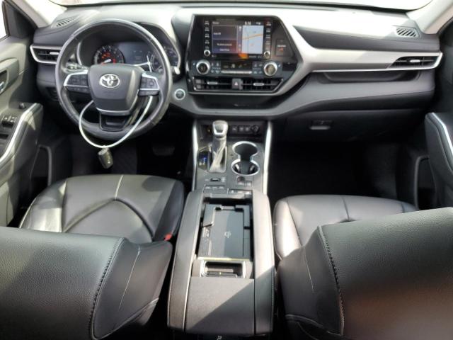 5TDHZRBHXLS501317 - 2020 TOYOTA HIGHLANDER XLE SILVER photo 8