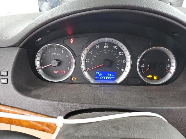 5NPEU46C59H485464 - 2009 HYUNDAI SONATA SE WHITE photo 9