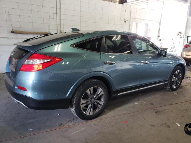 5J6TF2H59EL002949 - 2014 HONDA CROSSTOUR EXL BLUE photo 3