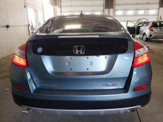 5J6TF2H59EL002949 - 2014 HONDA CROSSTOUR EXL BLUE photo 6