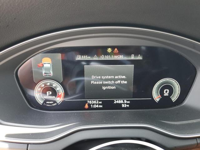 WA1BAAFY1M2051763 - 2021 AUDI Q5 PREMIUM PLUS GRAY photo 9