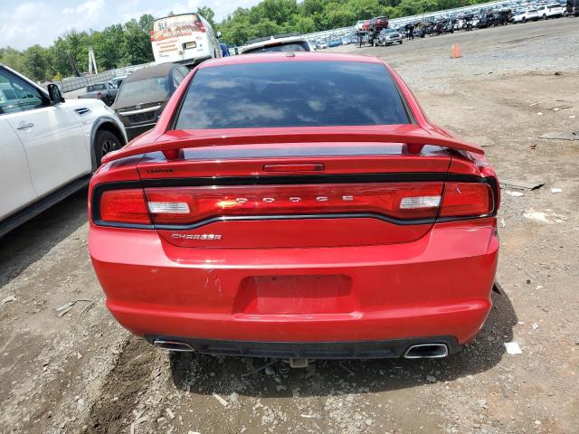 2C3CDXHG2DH502333 - 2013 DODGE CHARGER SXT RED photo 6