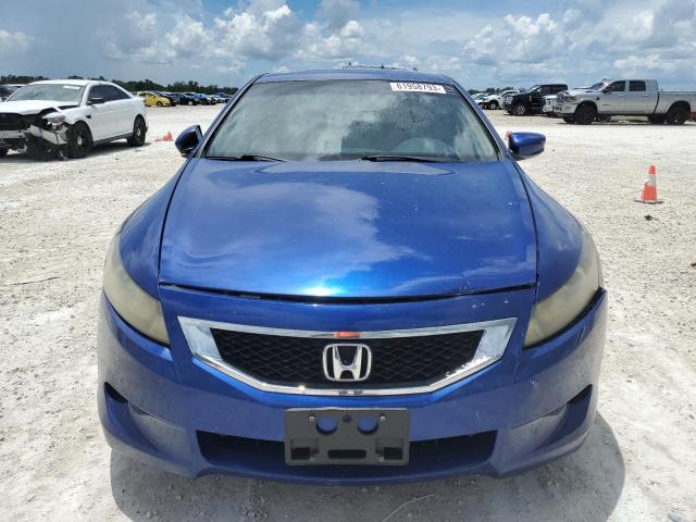 1HGCS1B88AA017268 - 2010 HONDA ACCORD EXL BLUE photo 5