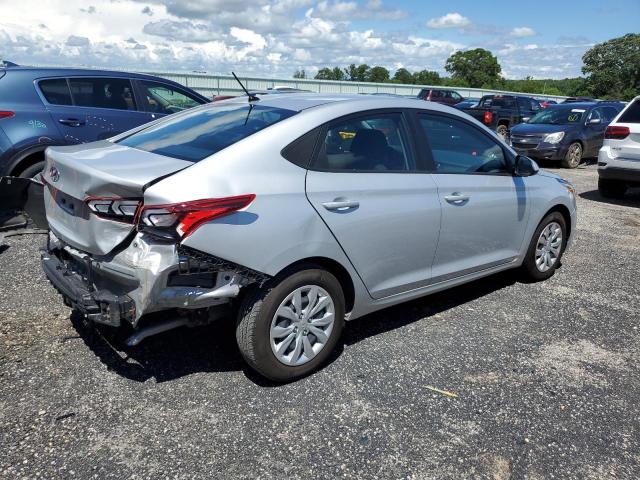 3KPC24A66ME135806 - 2021 HYUNDAI ACCENT SE SILVER photo 3