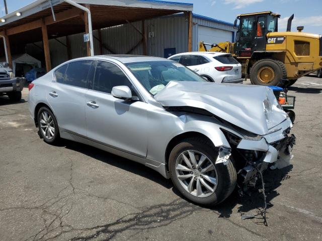 JN1BV7ARXEM701471 - 2014 INFINITI Q50 BASE SILVER photo 4