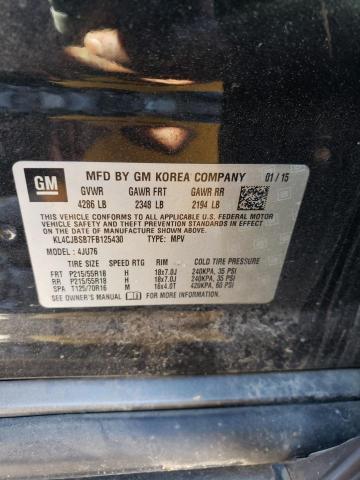 KL4CJBSB7FB125430 - 2015 BUICK ENCORE CONVENIENCE 黑色 照片 13