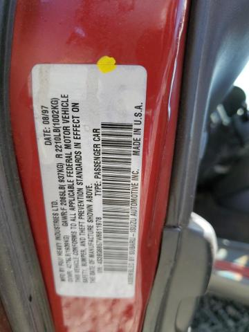 4S3BG6857W6611978 - 1998 SUBARU LEGACY 30TH ANNIVERSARY OUTBACK RED photo 13