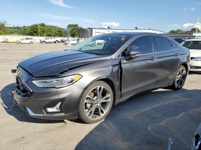 3FA6P0D99KR184104 - 2019 FORD FUSION TITANIUM BLACK photo 1