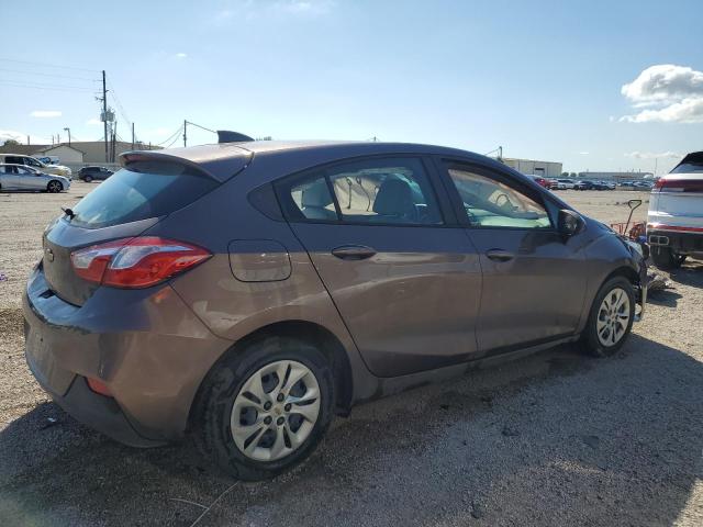 3G1BC6SM1KS610867 - 2019 CHEVROLET CRUZE LS BROWN photo 3