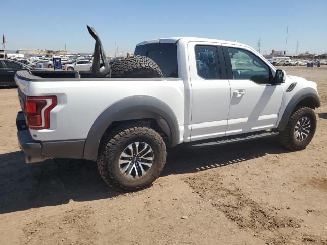 1FTEX1RG4KFC87804 - 2019 FORD F150 RAPTOR WHITE photo 3