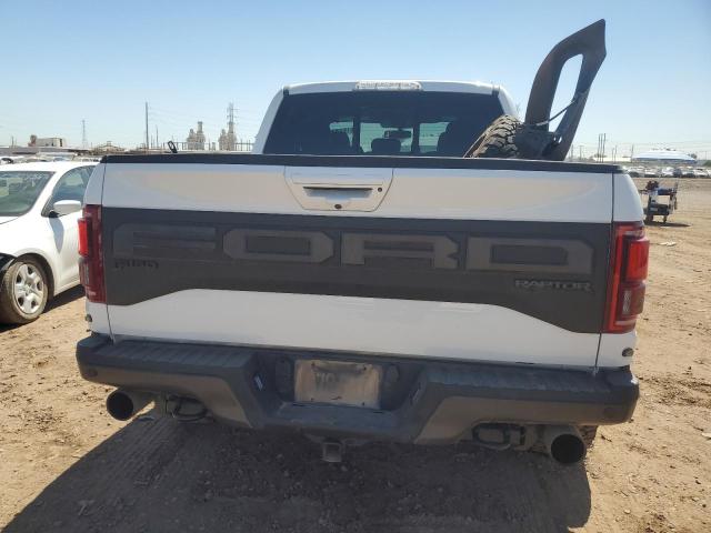 1FTEX1RG4KFC87804 - 2019 FORD F150 RAPTOR WHITE photo 6