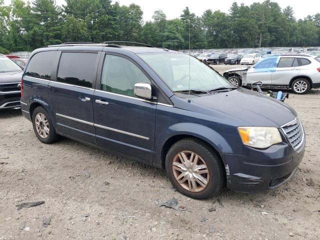 2A8HR64X98R728896 - 2008 CHRYSLER TOWN & COU LIMITED BLUE photo 4