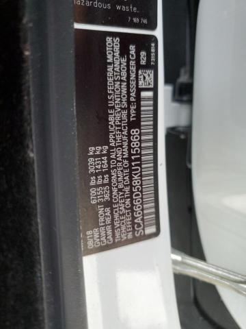 SCA666D58KU115868 - 2019 ROLLS-ROYCE DAWN WHITE photo 12