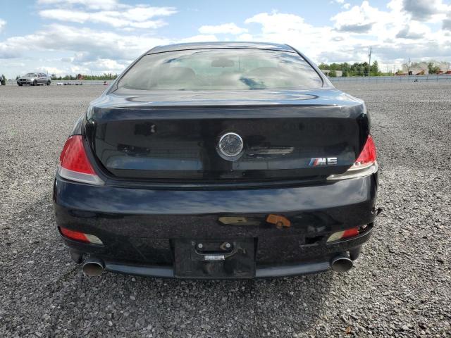 WBAEH73435B869108 - 2005 BMW 645 CI AUTOMATIC BLACK photo 6