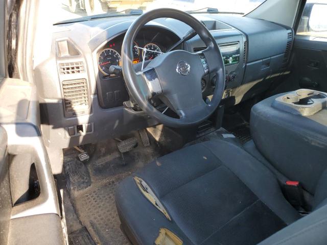 1N6BA0CJ4AN300099 - 2010 NISSAN TITAN XE GRAY photo 8