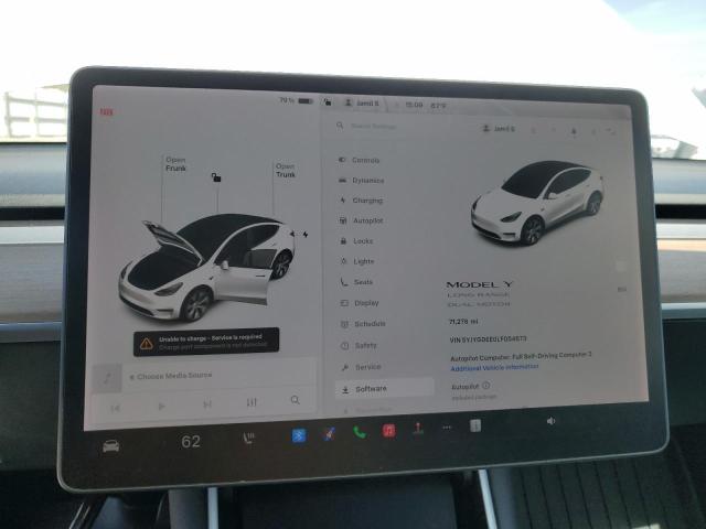 5YJYGDEE0LF054673 - 2020 TESLA MODEL Y Ağ foto 9