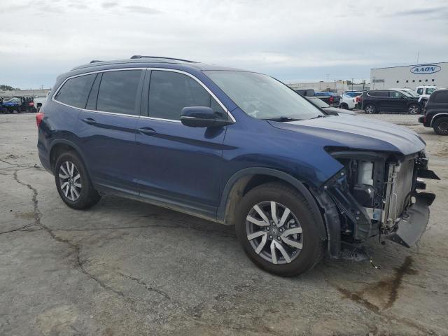 5FNYF5H51LB014753 - 2020 HONDA PILOT EXL BLUE photo 4