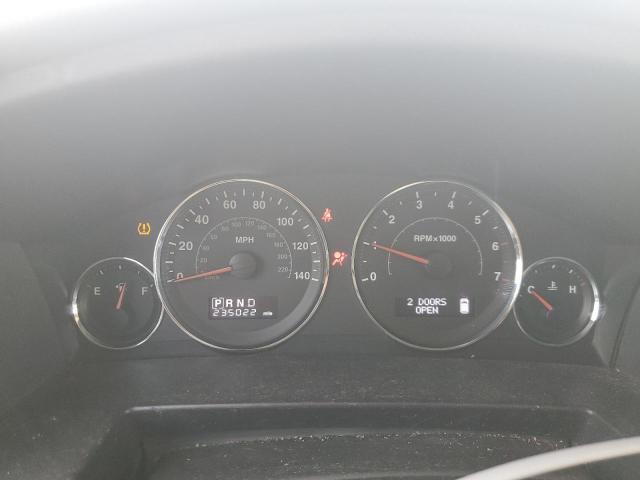 1J8HH48K58C126172 - 2008 JEEP COMMANDER SPORT Սև լուսանկար 9