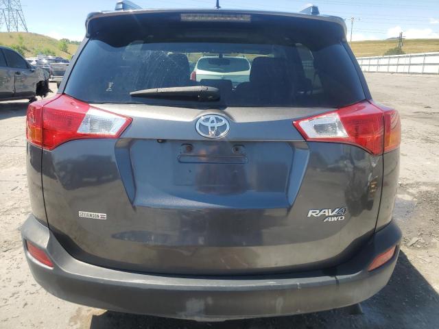 JTMBFREV2EJ005993 - 2014 TOYOTA RAV4 LE GRAY photo 6