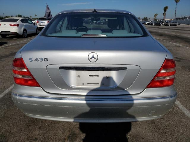 WDBNG70J82A252867 - 2002 MERCEDES-BENZ S 430 SILVER photo 6