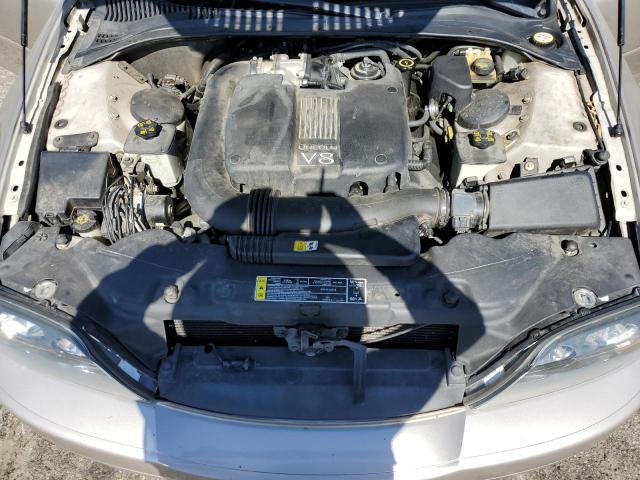 1LNHM87A31Y702817 - 2001 LINCOLN LS Gümüş foto 11