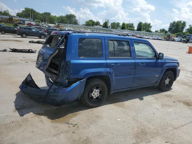 1J4NT2GA4AD506992 - 2010 JEEP PATRIOT SPORT BLUE photo 3