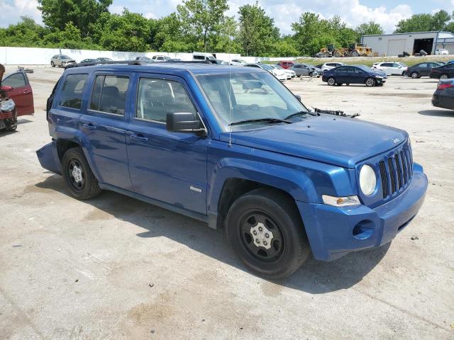 1J4NT2GA4AD506992 - 2010 JEEP PATRIOT SPORT BLUE photo 4