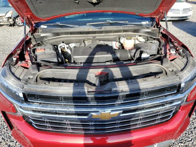 1GNSKNKD1MR371600 - 2021 CHEVROLET TAHOE K1500 LT RED photo 12