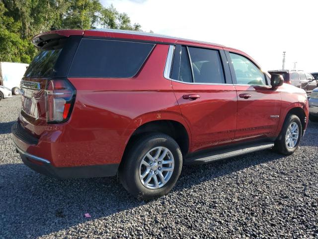 1GNSKNKD1MR371600 - 2021 CHEVROLET TAHOE K1500 LT RED photo 3