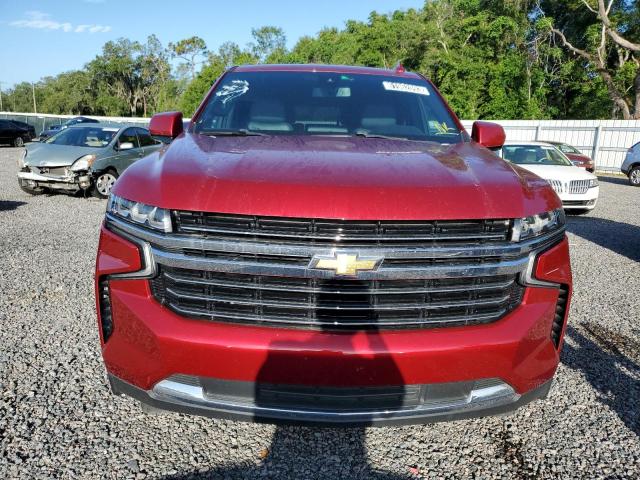 1GNSKNKD1MR371600 - 2021 CHEVROLET TAHOE K1500 LT RED photo 5